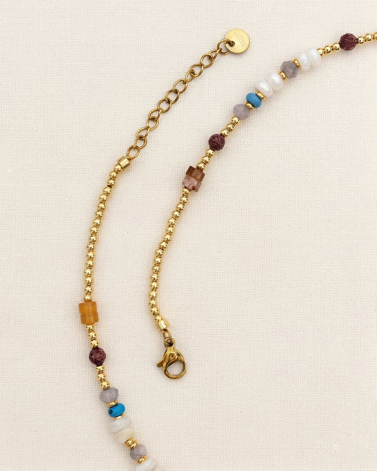 Lantana Mixed Nature Stone Necklace