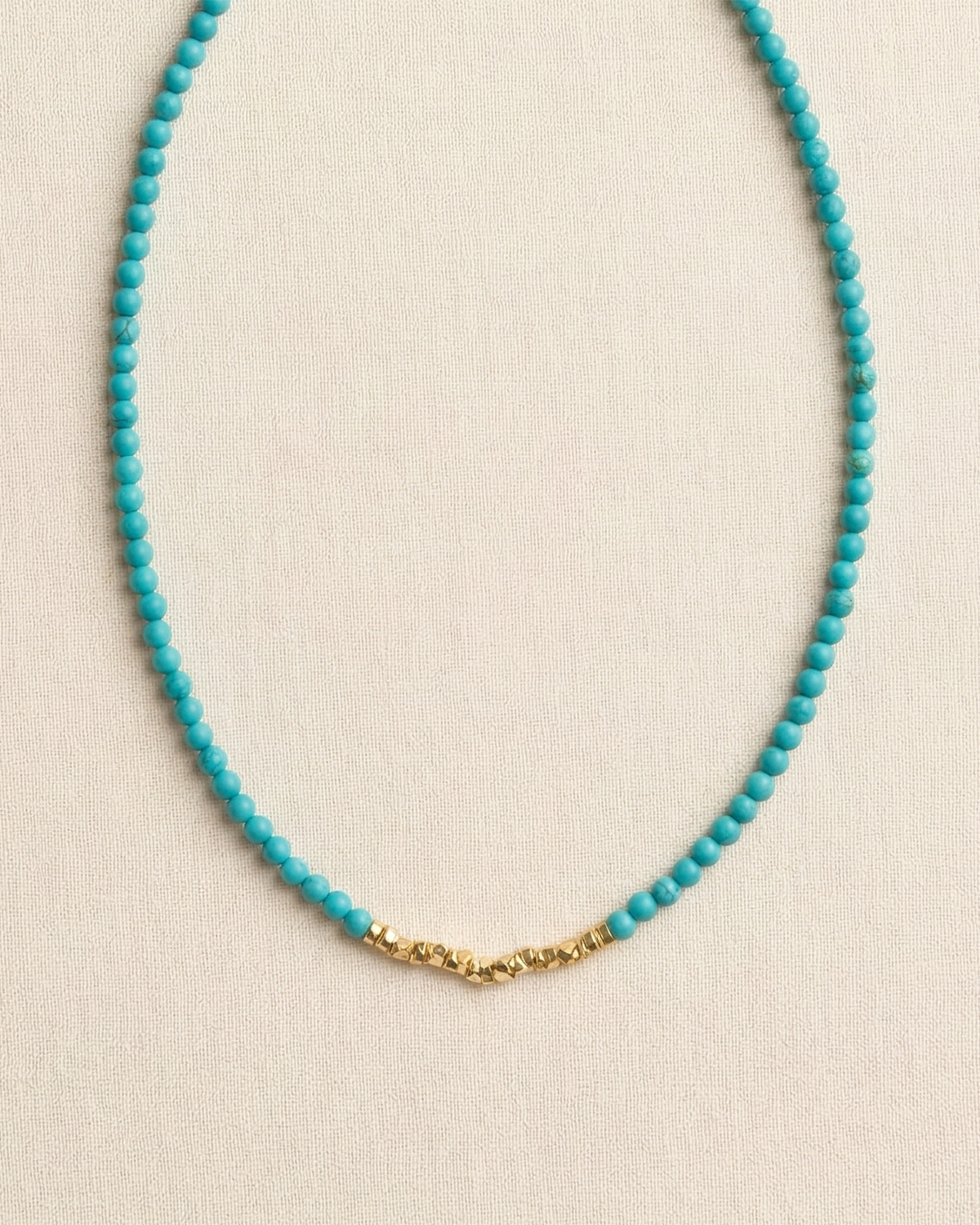 Turquoise Sage Silver Necklace