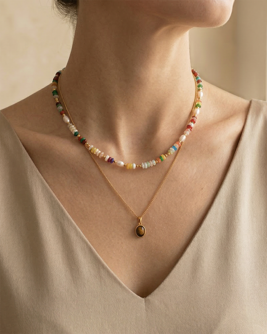 Tigertail Layered Necklace