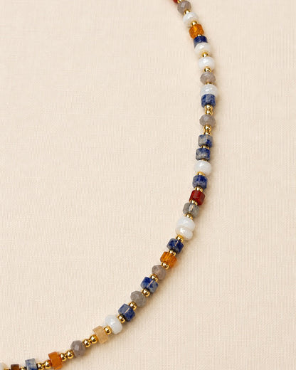Lantana Mixed Natural Stone Necklace