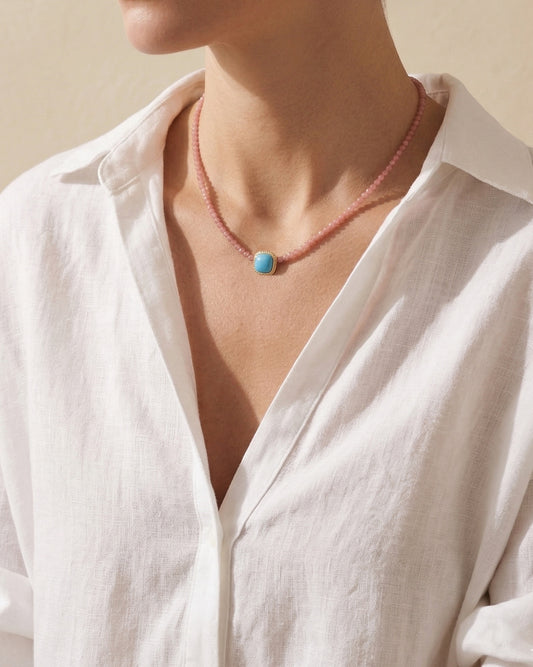 Roselle Turquoise Necklace