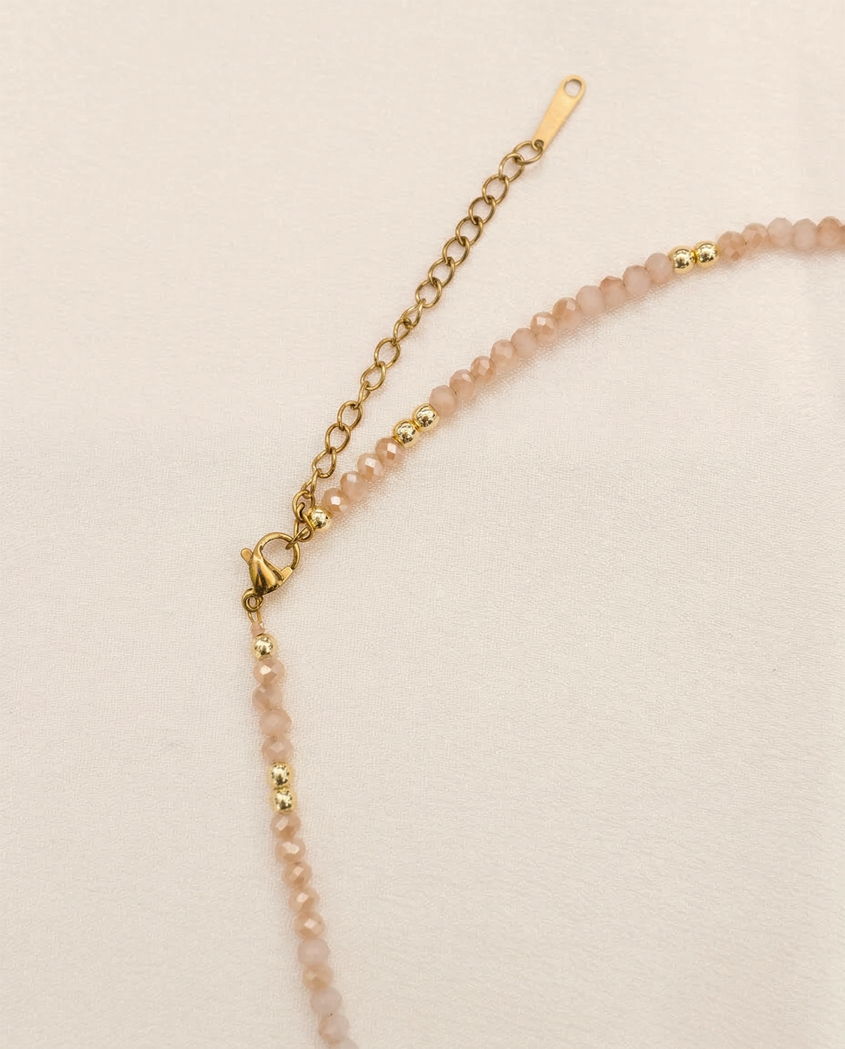 Lychee Pearl Crystal Necklace