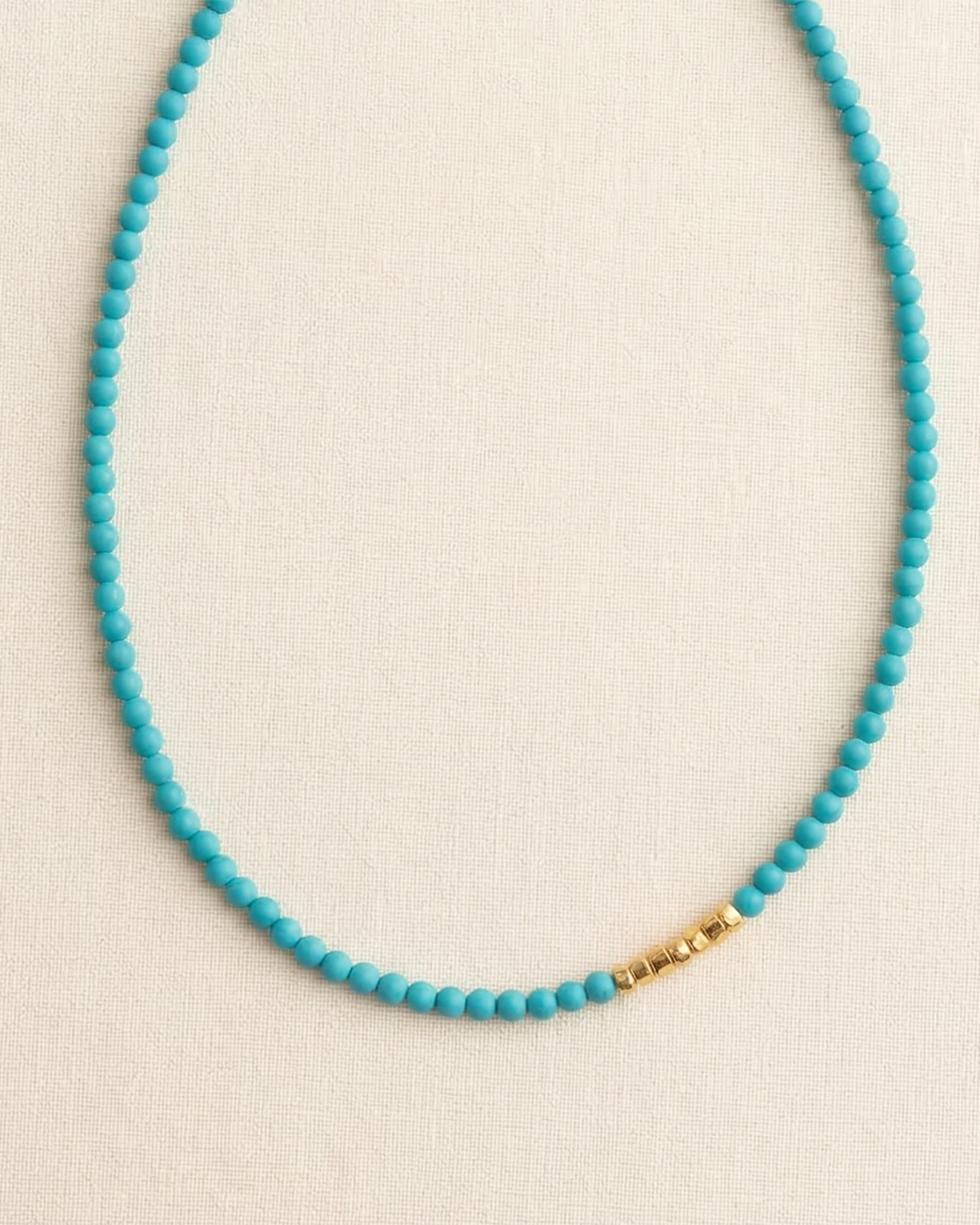 Turquoise Sage Silver Necklace