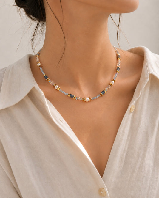 Jacaranda Pearl Necklace