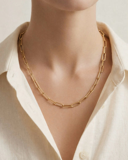 Paperclip Chain Necklace
